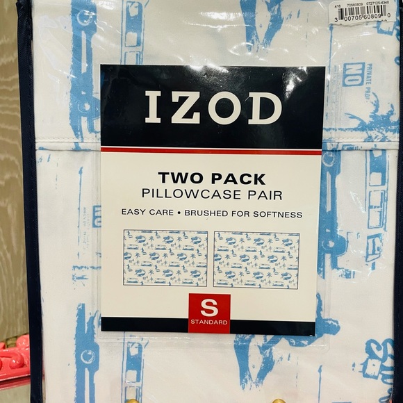 🆕IZOD Surfer Pillowcase 2-Pack-NWT - Picture 2 of 14